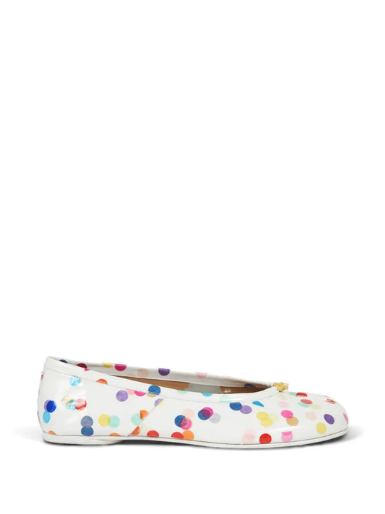 White shoes, side view