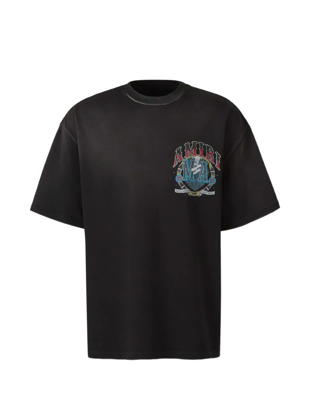 Black t-shirt, front view
