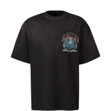 Black t-shirt, front view