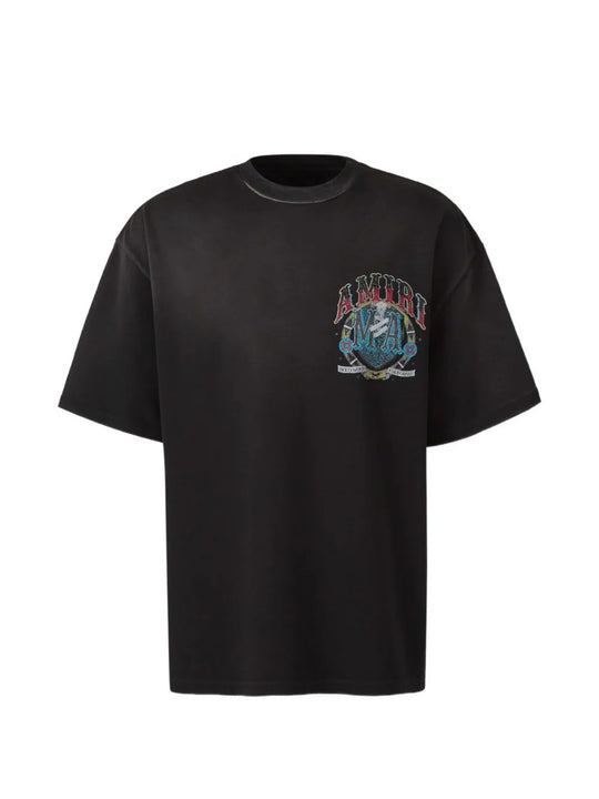 Black t-shirt, front view