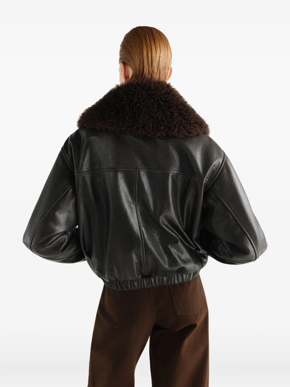 Black jacket, full body view