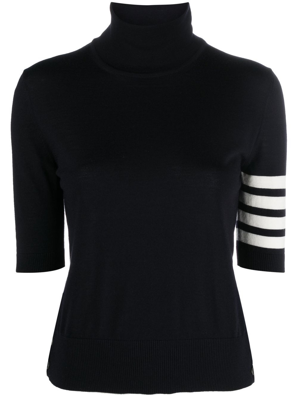 Navy T-shirt, front view