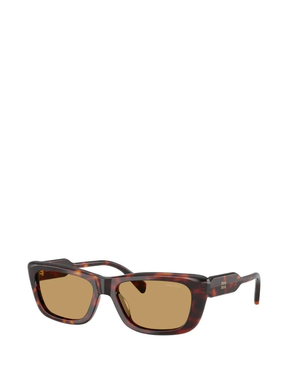 Brown eyewear, front view