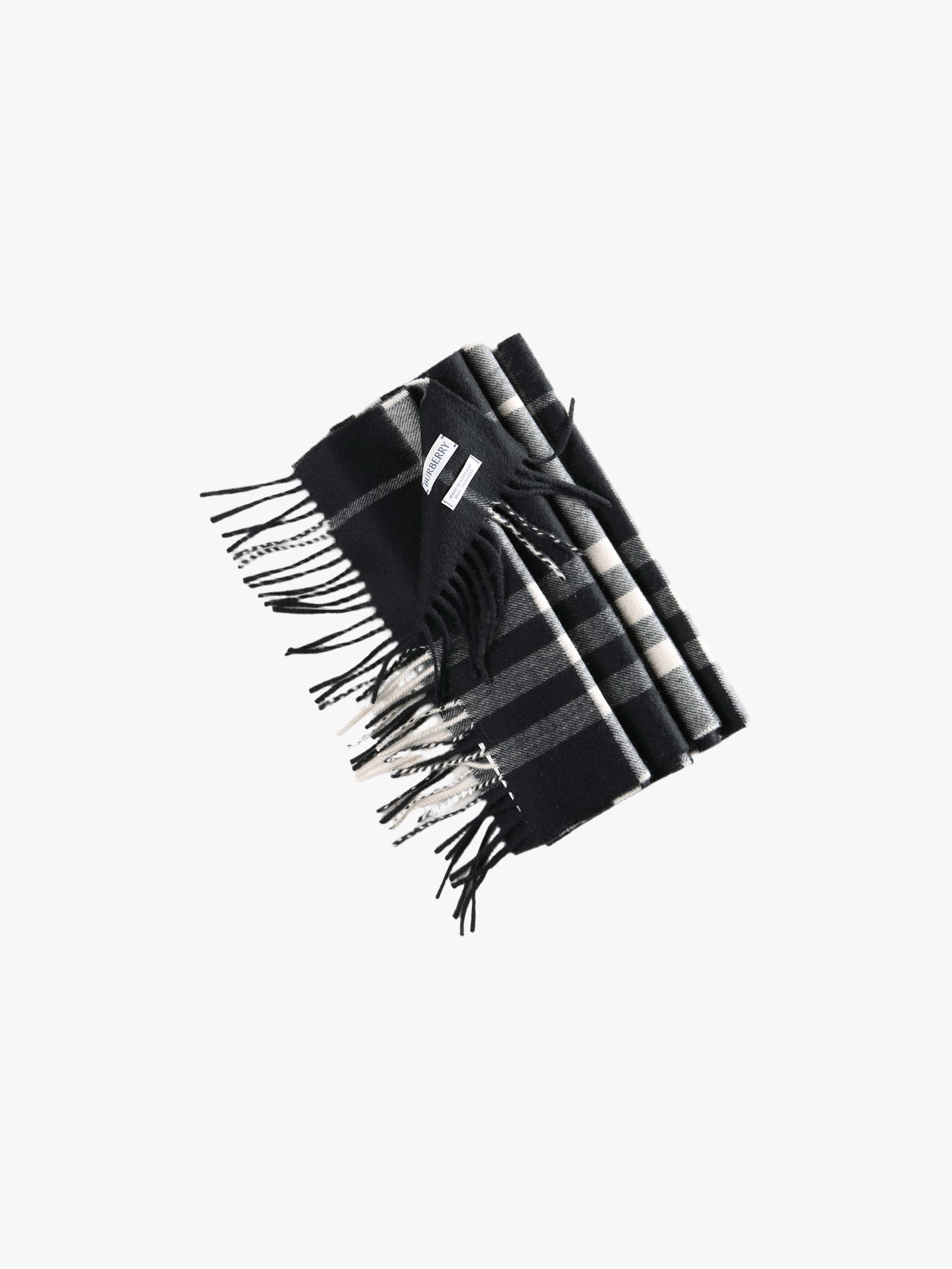 Black scarf, front view