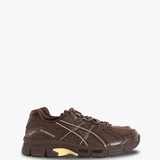 Brown shoes, front view