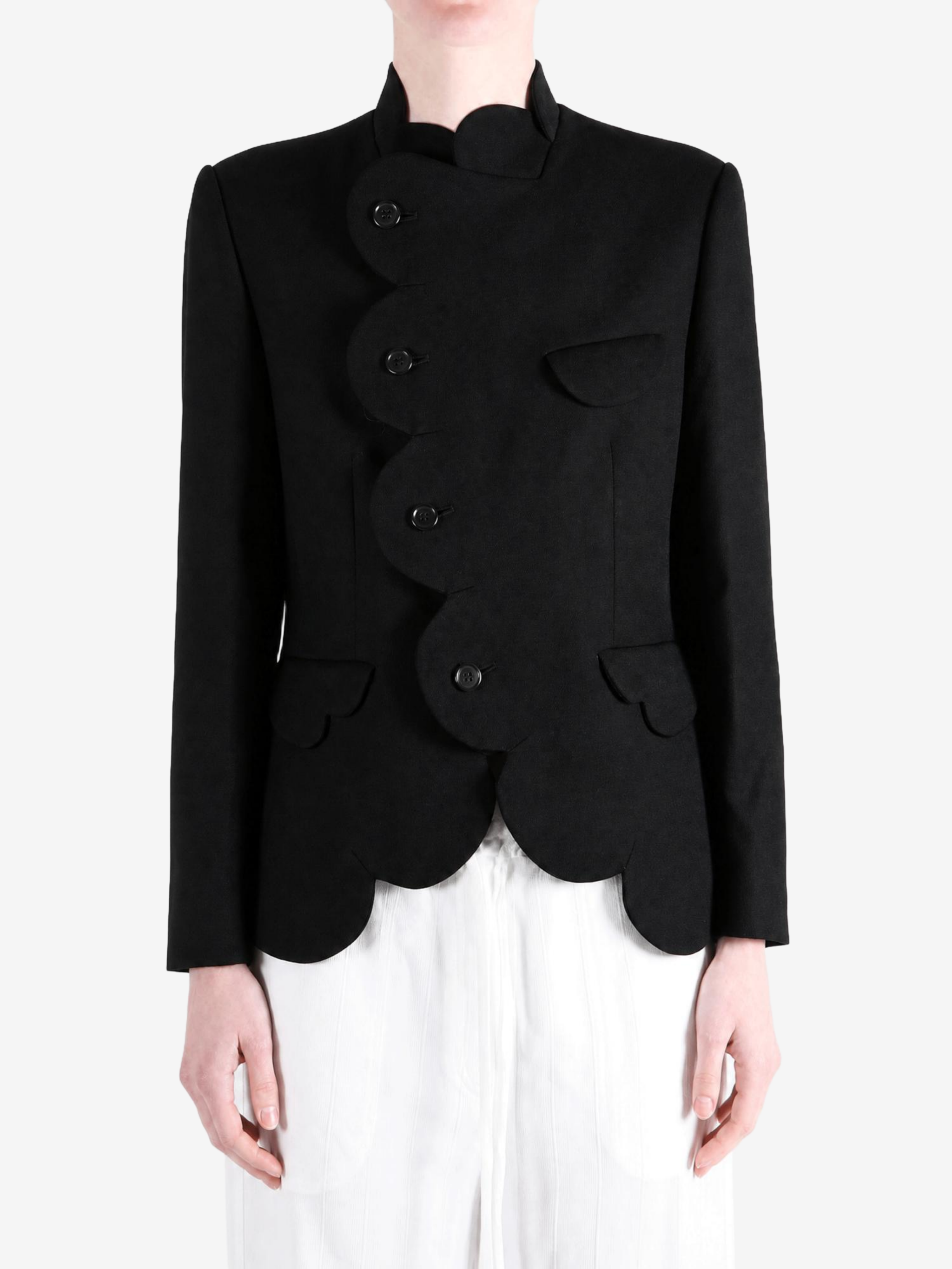 Black jacket, full body view