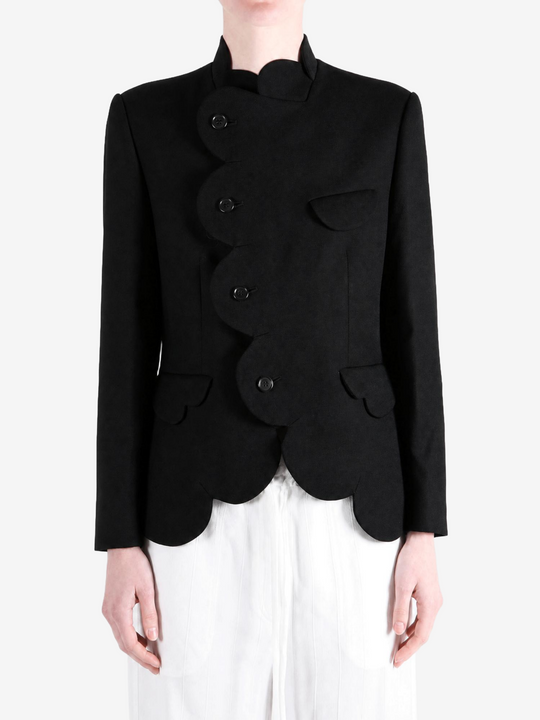 Black jacket, full body view