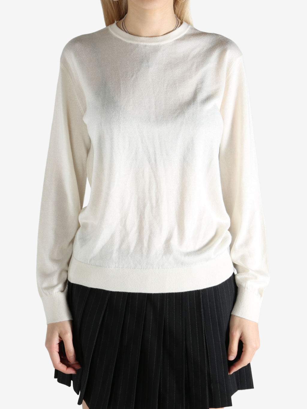 FRENCKENBERGER - Women Mini R-Neck Sweater