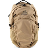 Tan bag, back view