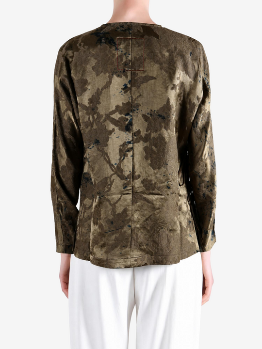Brown jacket, full body view