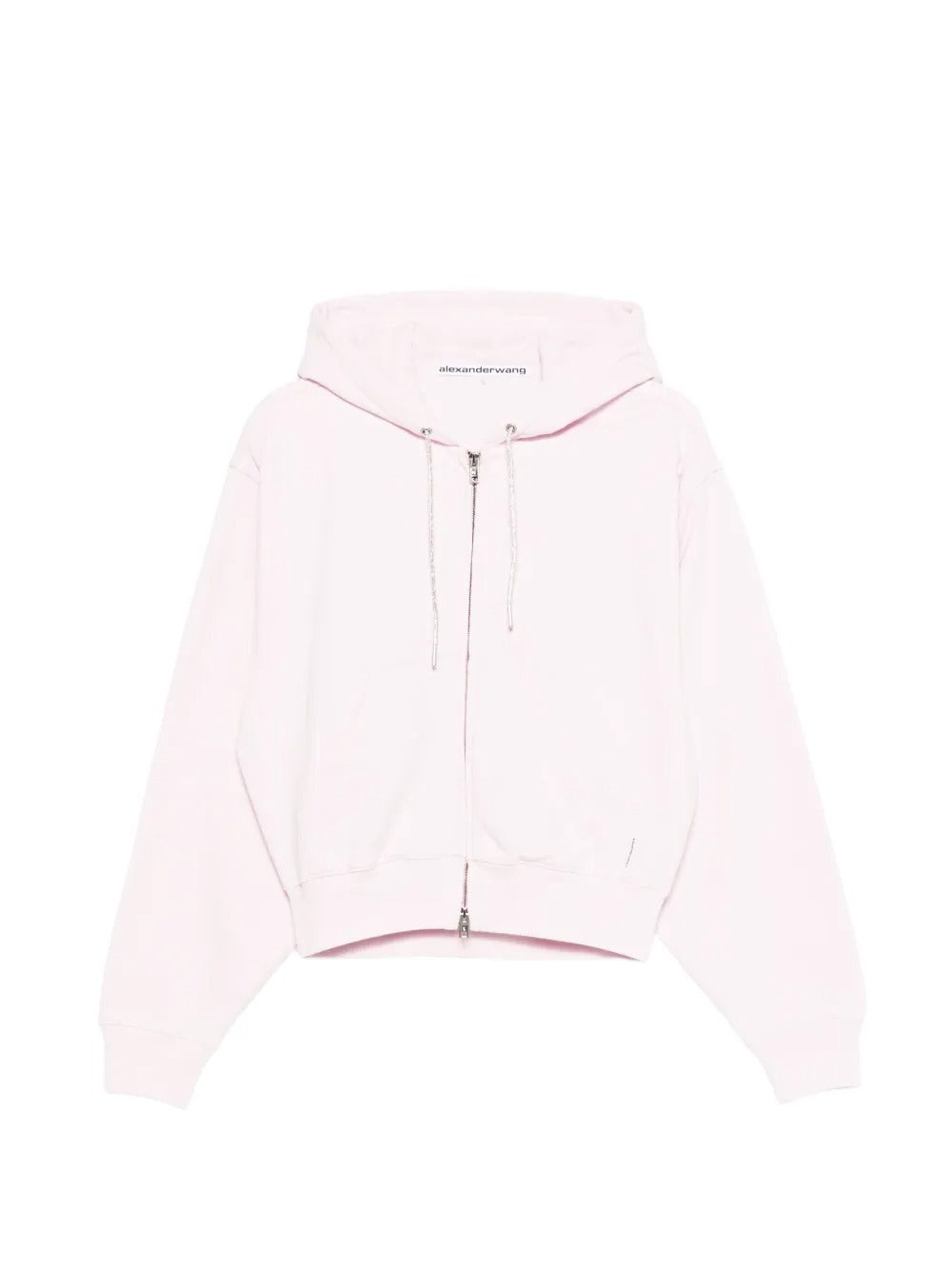 Pink hoodie, front view