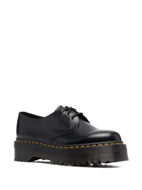 DR. MARTENS - 1461 Quad Polished Smooth Leather Derby Shoes