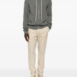 Grey hoodie, full body view