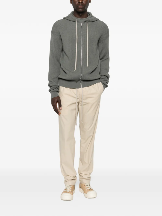Grey hoodie, full body view