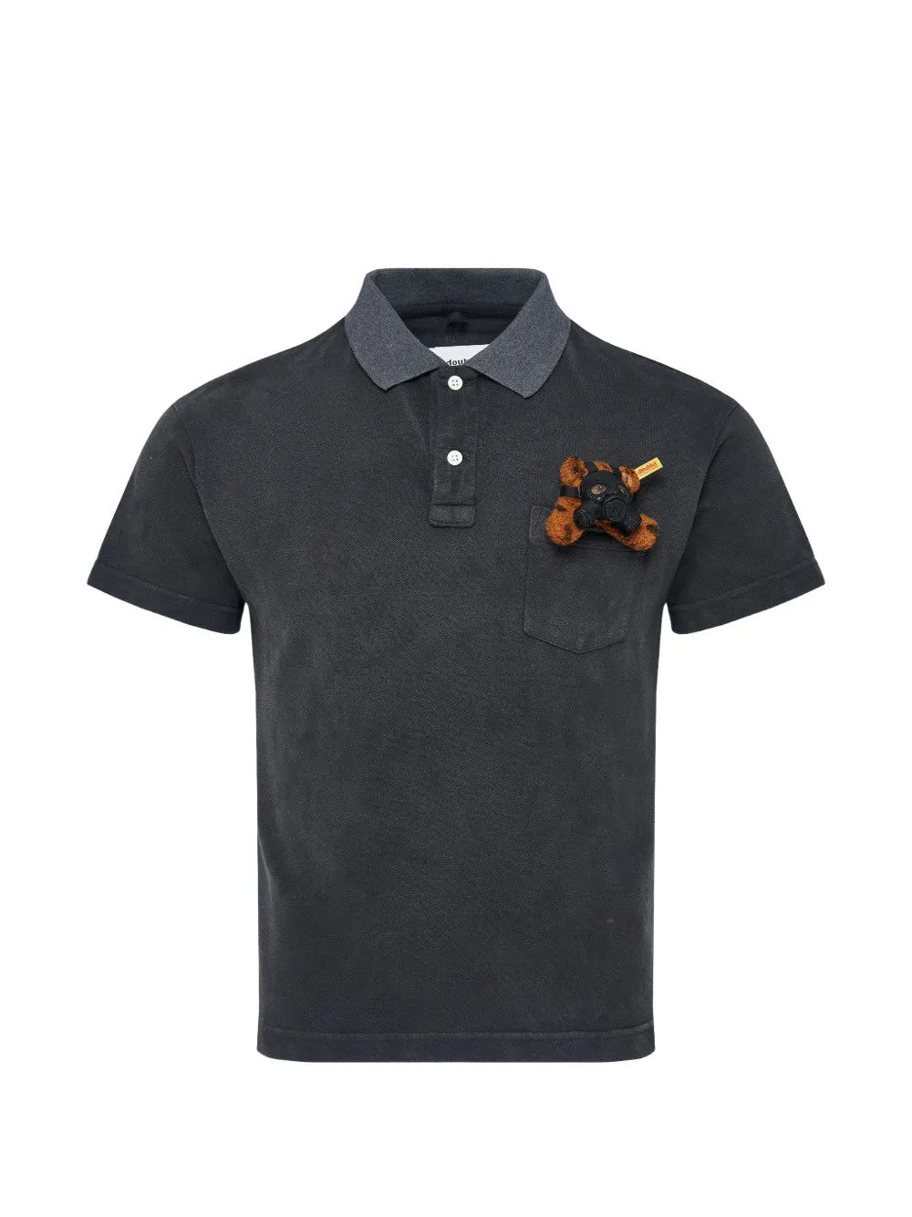 Black shirt, front view