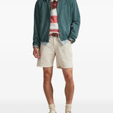 Green jacket, full body view