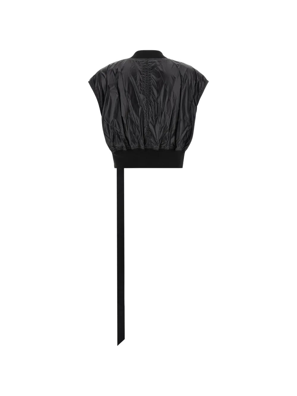 Black jackets, back view