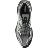 Grey sneakers, side view