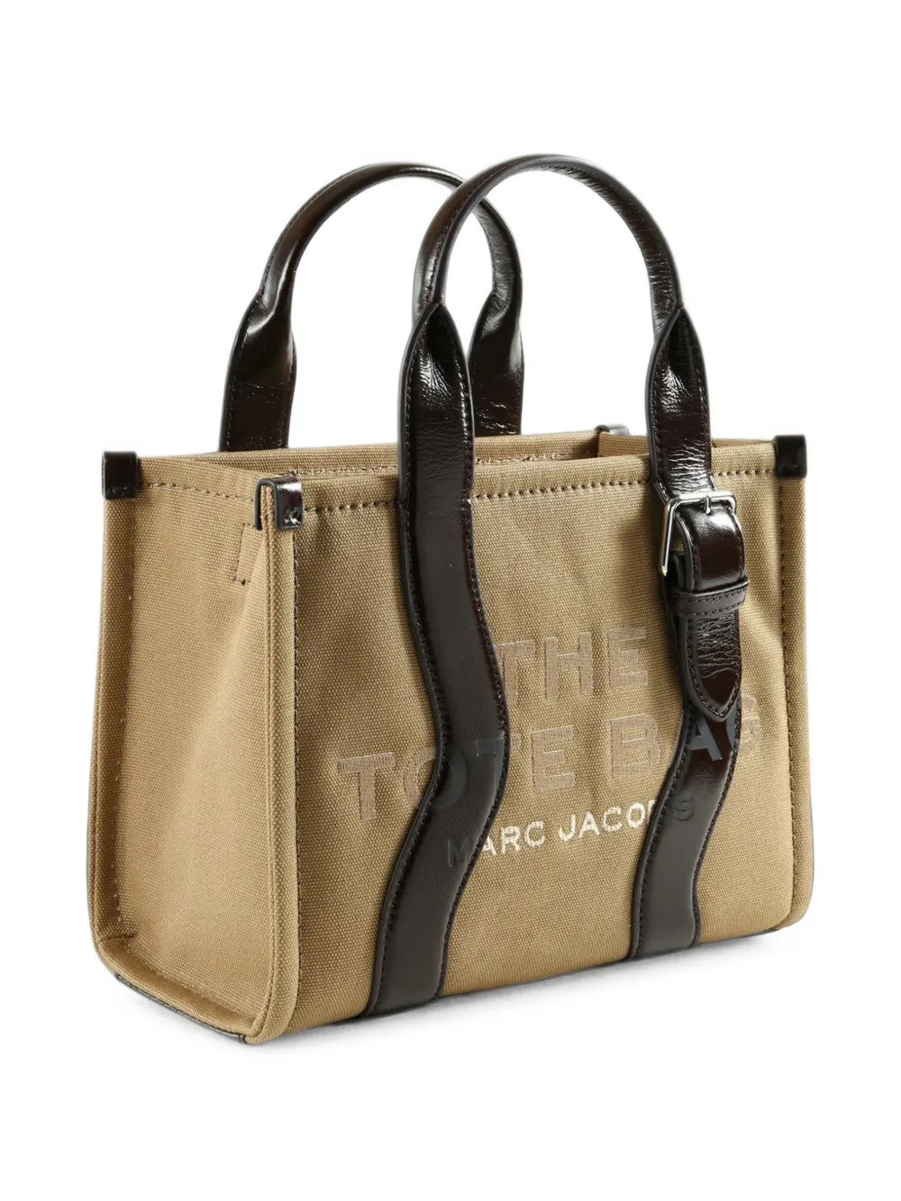 Tan bag, front view