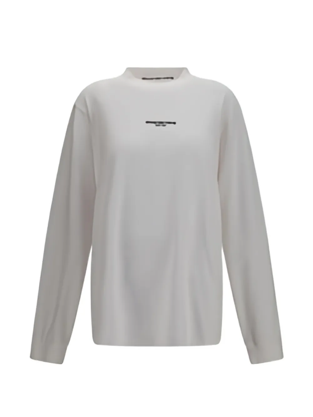 White t-shirt, front view