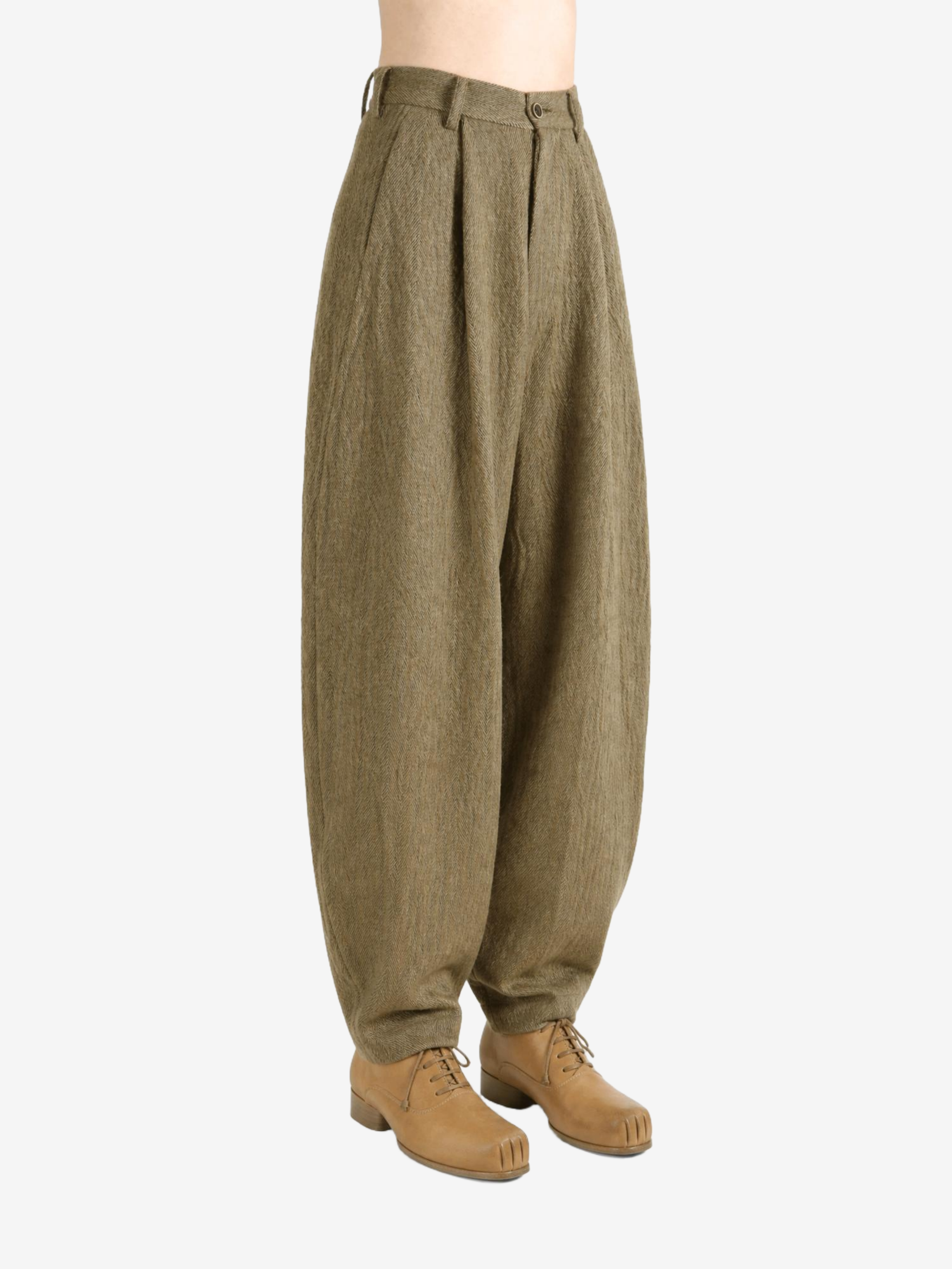 Tan pants, front view
