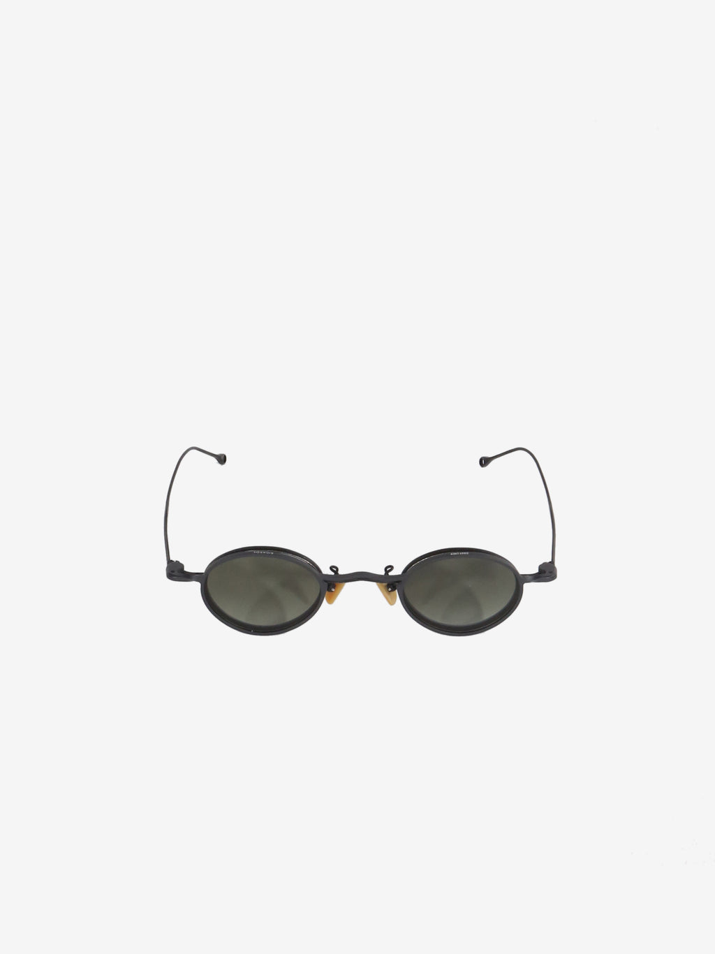 RIGARDS X ZIGGY CHEN Pure Titanium Clip-on Sunglasses Vintage Black+Gray/Clear+Green.GR Lens/Vintage