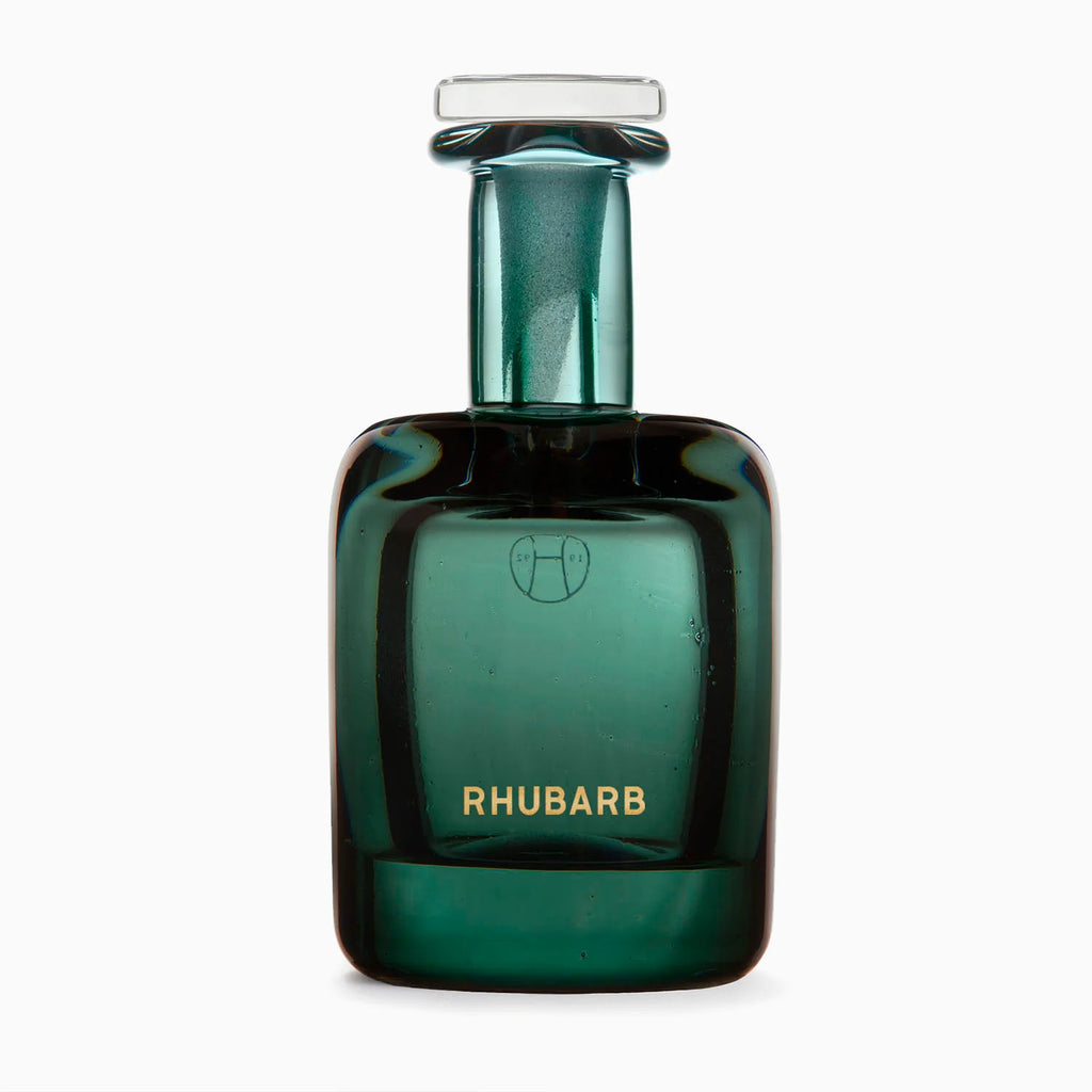 PERFUMER H RHUBARB Eau De Parfum Handblown Bottle Package