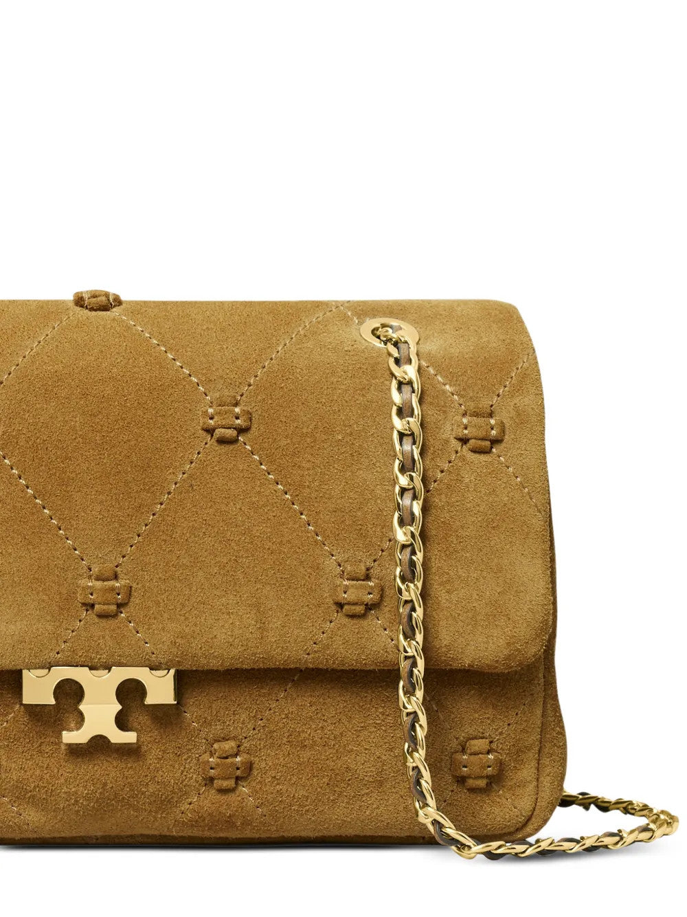 Tan bag, front view