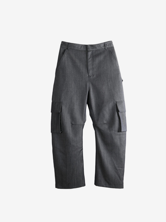 Grey pants, front view