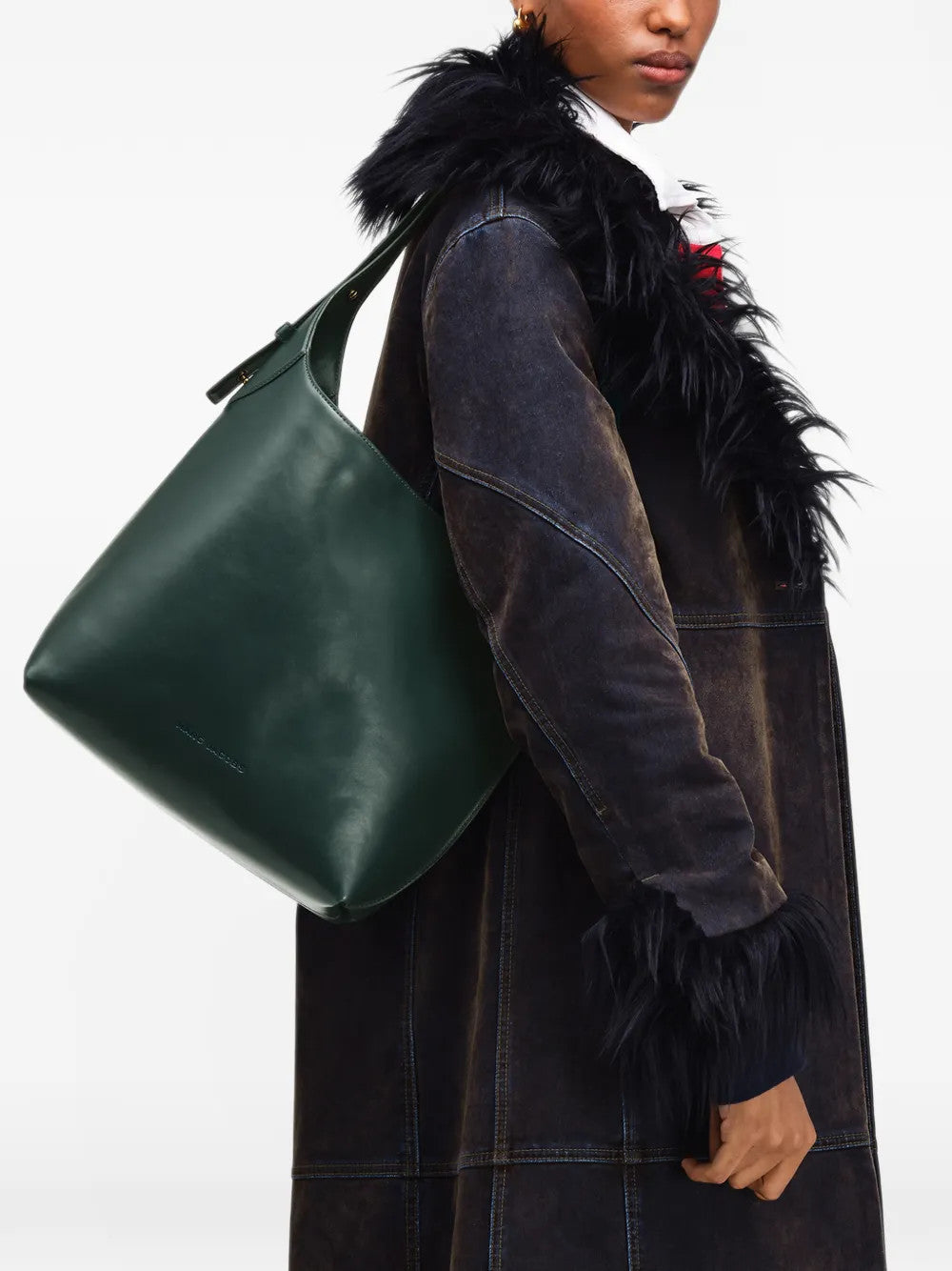 Green bag, front view