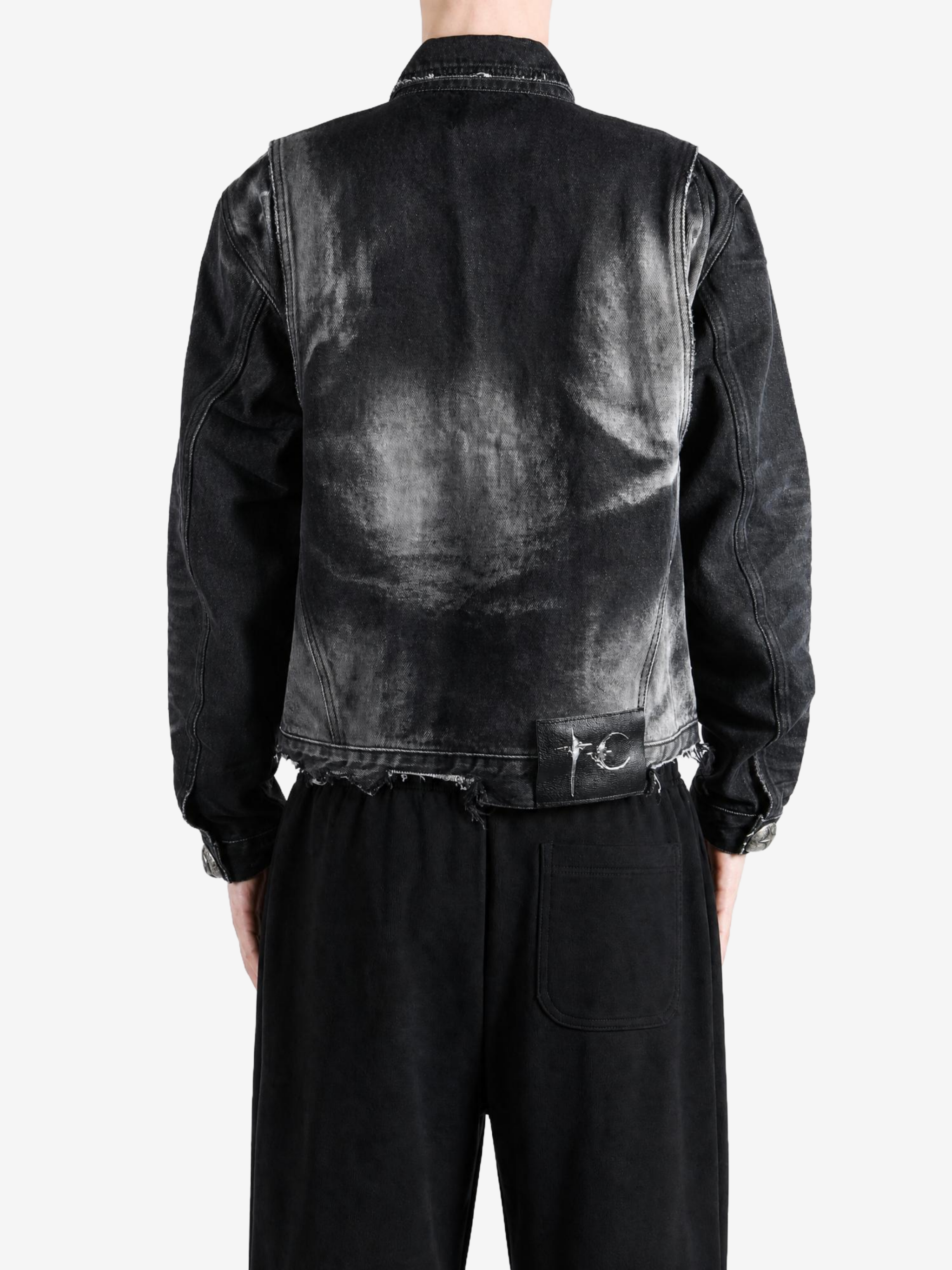 Black jacket, full body view