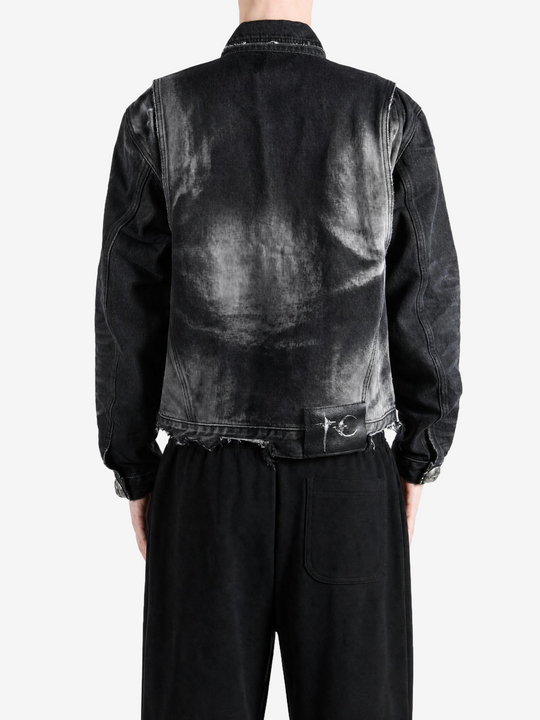 Black jacket, full body view