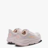 Pink sneakers, back view