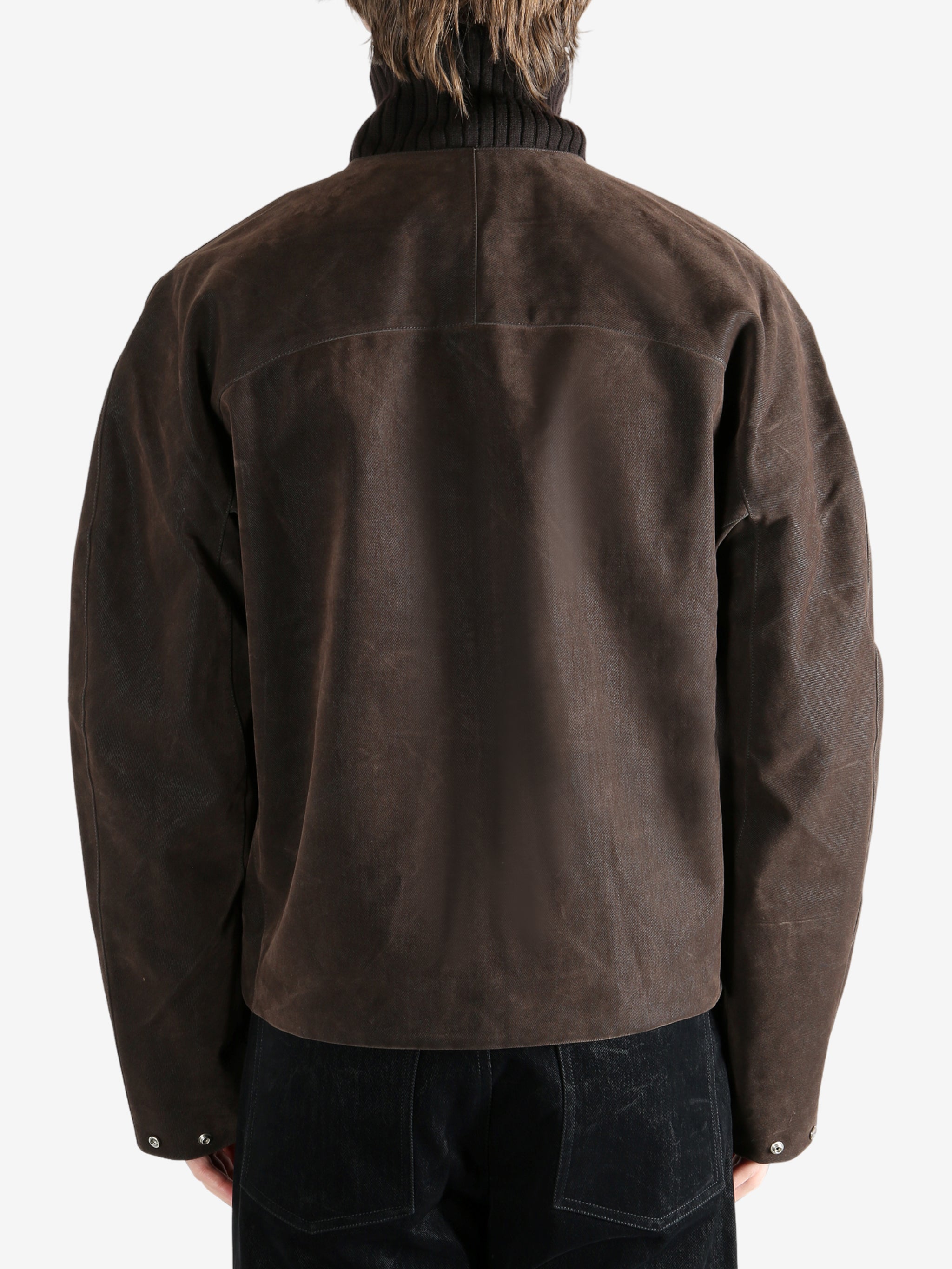 ジャケット・アウター OMAR AFRIDI 25AW PILOT BLOUSON BROWN 44 希少】25AW OMAR AFRIDI PILOT BLOUSON 44 OMAR AFRIDI - Men Pilot