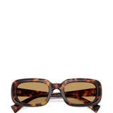Brown eyewear, front view