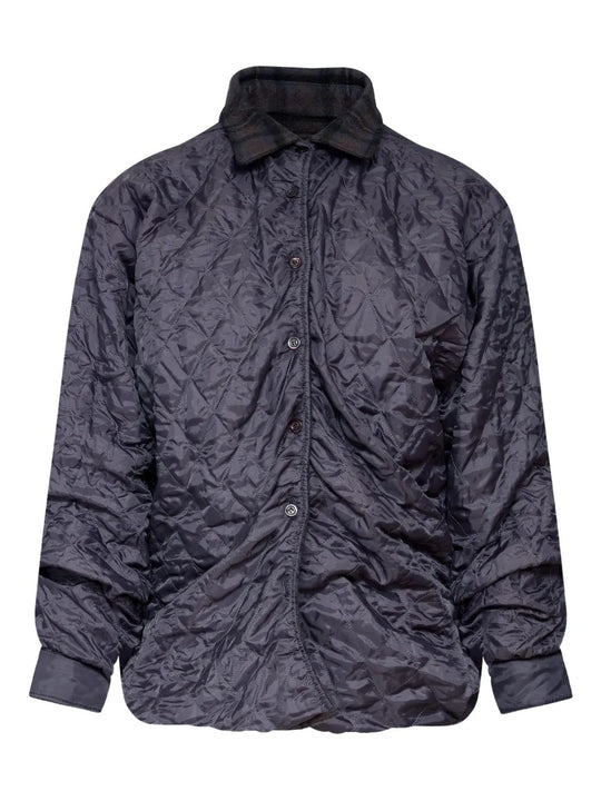 Grey shirts, front view