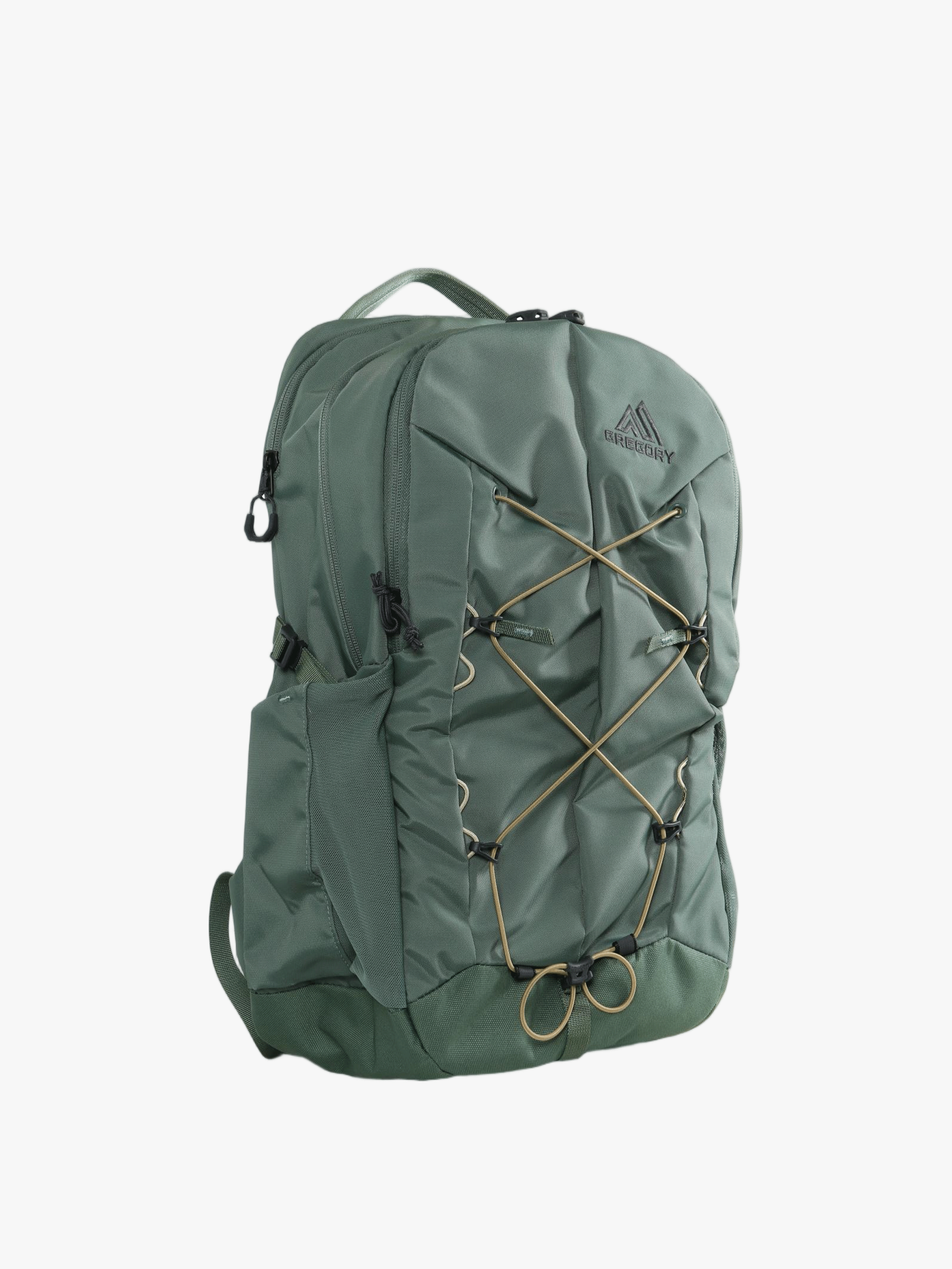 Green bag, front view