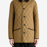 Tan jacket, full body view