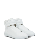 white sneakers, side view