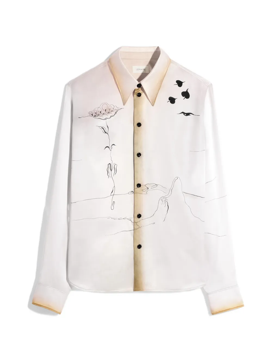 White shirts, front view