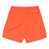 Orange shorts, back view