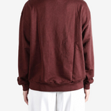 AURALEE - Women Super High Gauge Sweat Half Zip Pullover