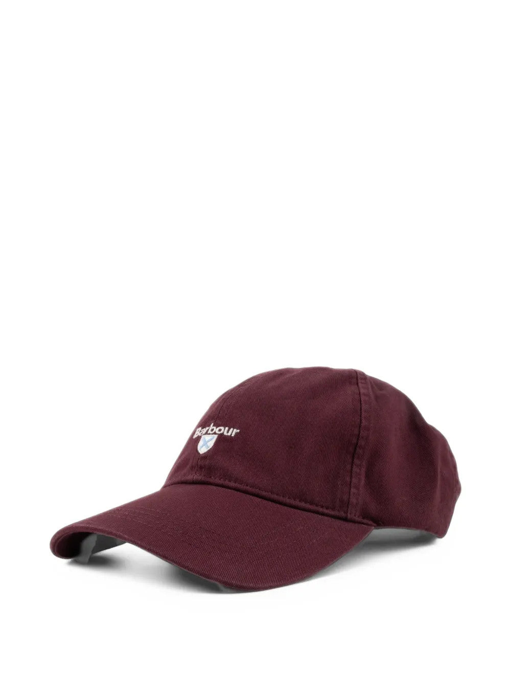 Burgundy hat, front view
