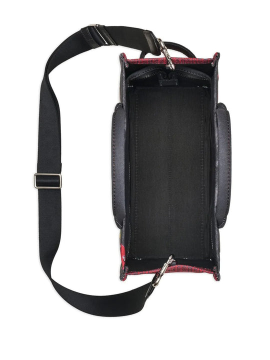 Black bags, top view