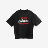 Black t-shirt, front view