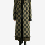 Brown coat, full body view