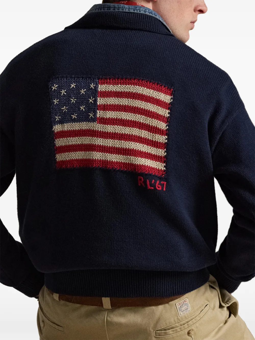 Blue hoodie worn by a person, showing the hoodie fit