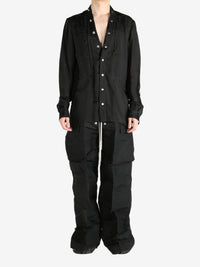 RICK OWENS - Men Cupro Larry Fogpocket Shirt