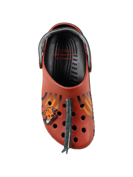 Orange shoes, front view