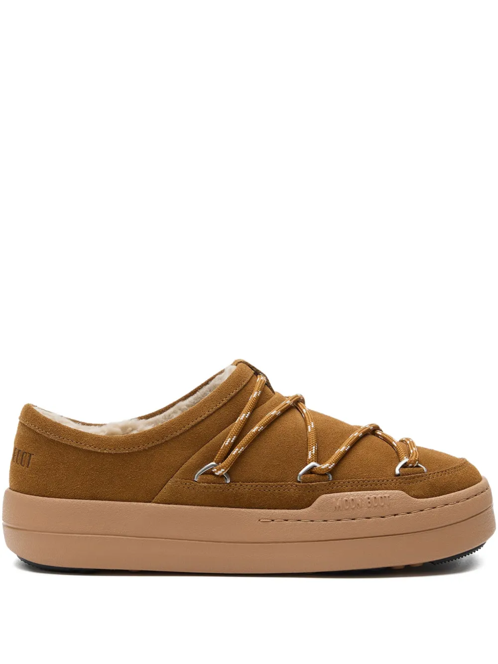 Brown shoe,front view